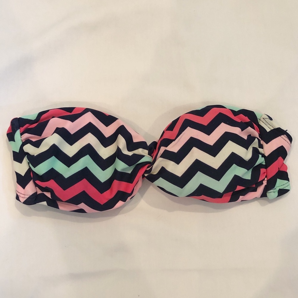 chevron bikini top